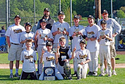 The Knights after winning the Kelso Invitational.