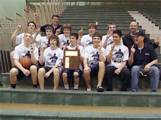 The Arlington eighth-grade AAU basketball team