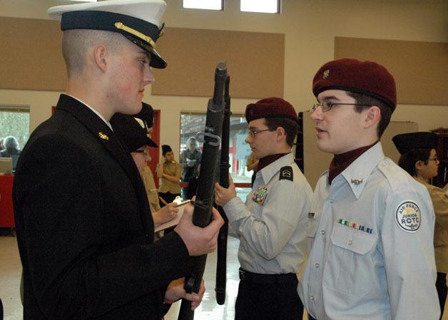 University of Washington Naval ROTC Midshipman Wesley Pond