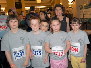 Pioneer Elementary School teacher Kathy Shoemaker with her team