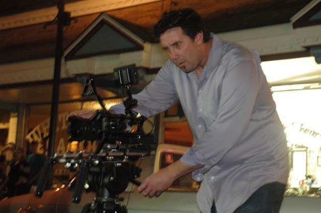 Arlington filmmaker Jonathan Holbrook shot a scene for 'Still: The Web Series' on Olympic Avenue