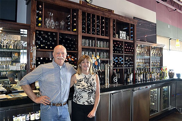 Kirk and Mardy Greenhalgh of Lake Goodwin own the Hidden Vines Wine Bar.