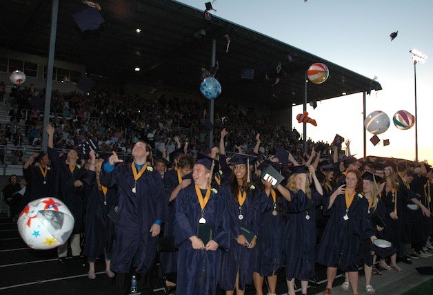 Arlington High School's Class of 2015 celebrates its graduation June 5.