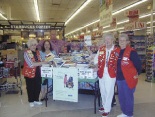 Members of Washington TOPS Chapter 433 in Arlington are conducting a book drive in the Arlington Safeway