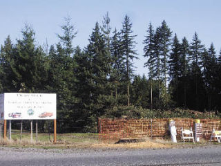 A few more trees went down last week in preparation for the proposed new fire station in Smokey Point. The fire station is currently in design phase and construction is on hold due to economic issues.