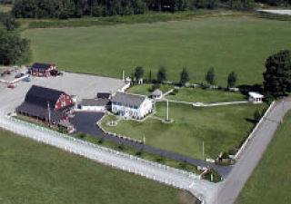 A farm west of I-5 near Island Crossing