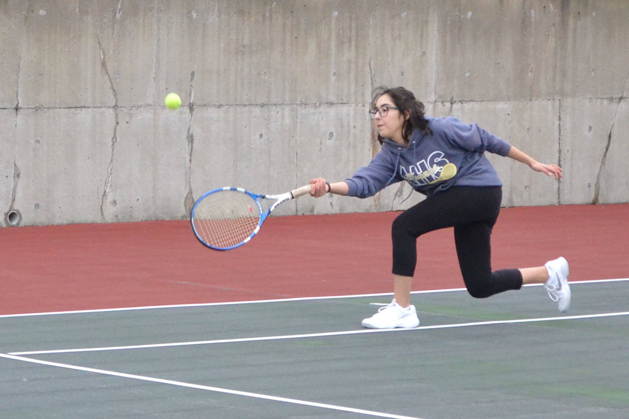 Arlington tennis doesn’t get outside much due to weather