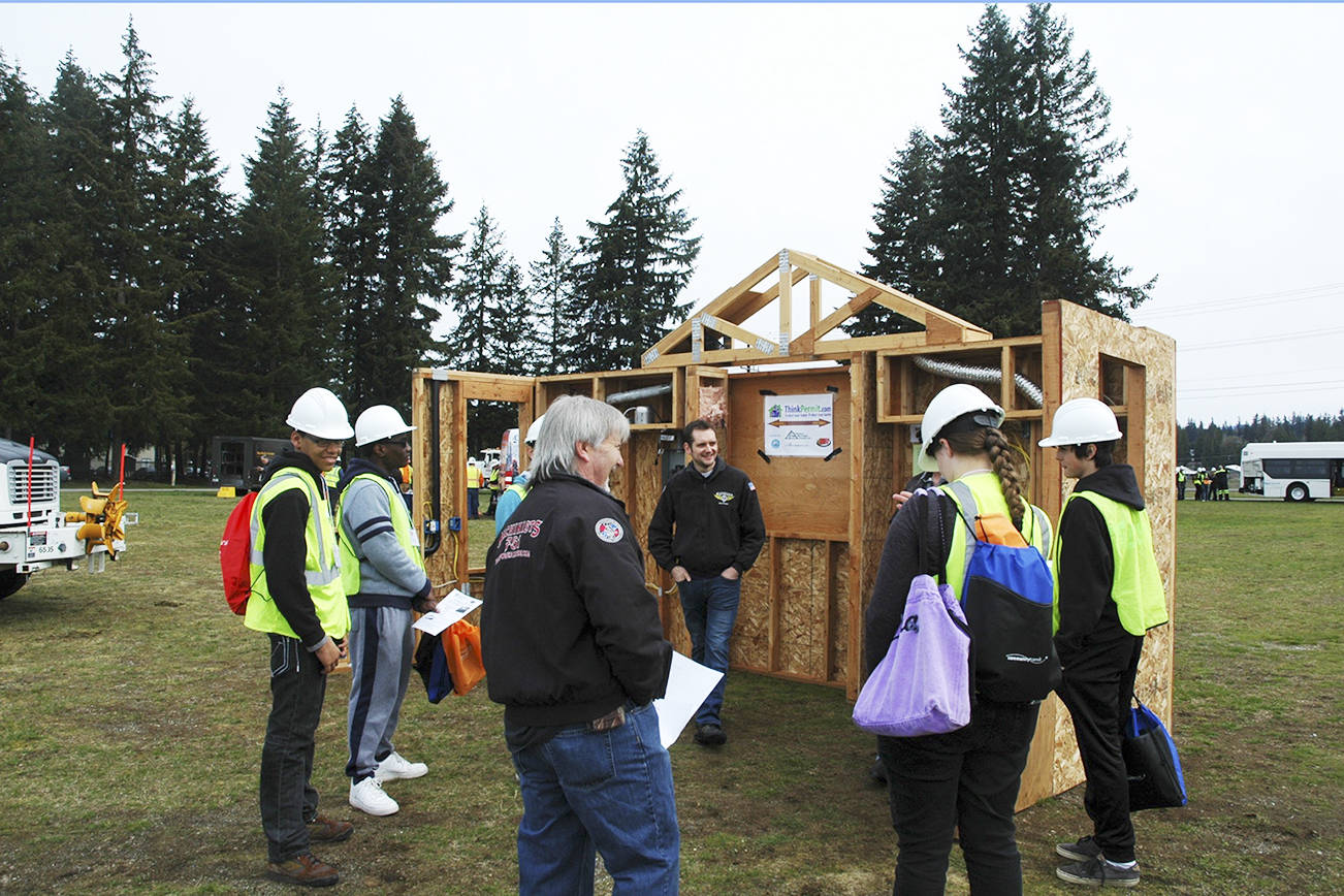 Students learn about future careers in the trades at Trade UP event