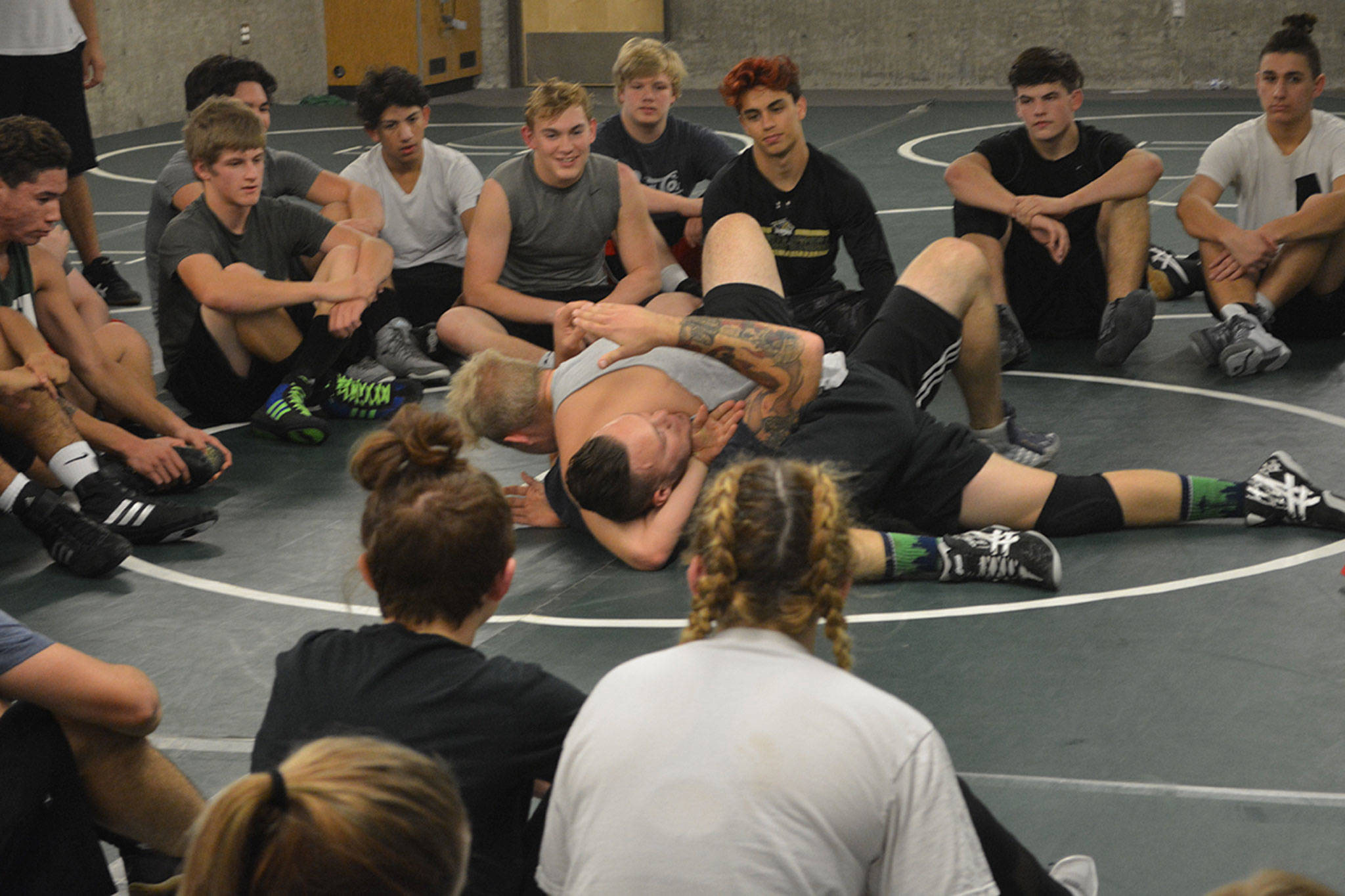 MG wrestlers workout, prepare for season (slide show)