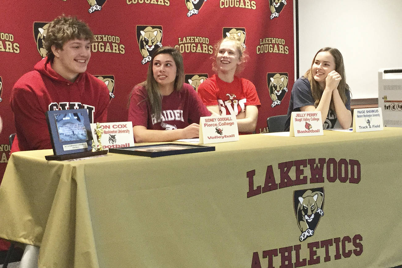 Lakewood High School standout athletes sign letters of intent