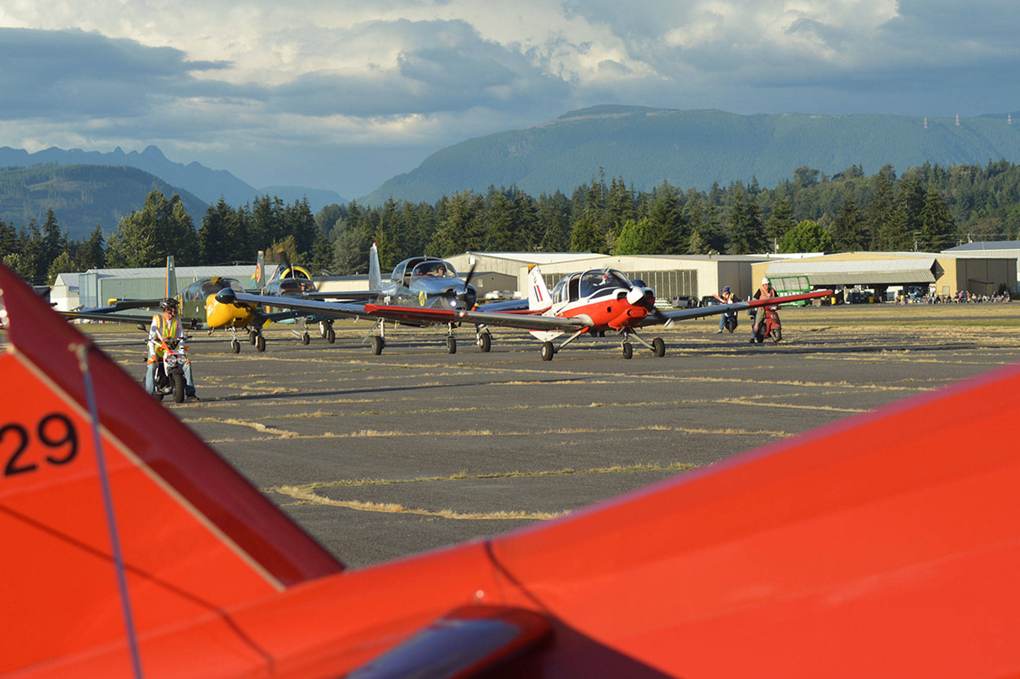 Steve Powell/Staff Photos                                The Arlington Fly-In brings all types of planes to town, above.